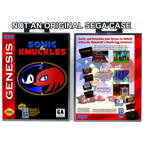 Sonic & Knuckles (Requires YOU to Modify the Case)